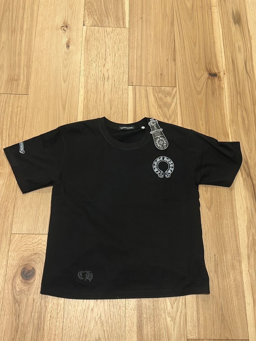Black chrome tee